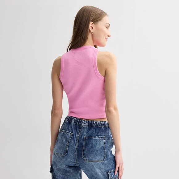 Kids Disney Stitch Tank Top Pink/Blue Size S - Picture 2 of 7